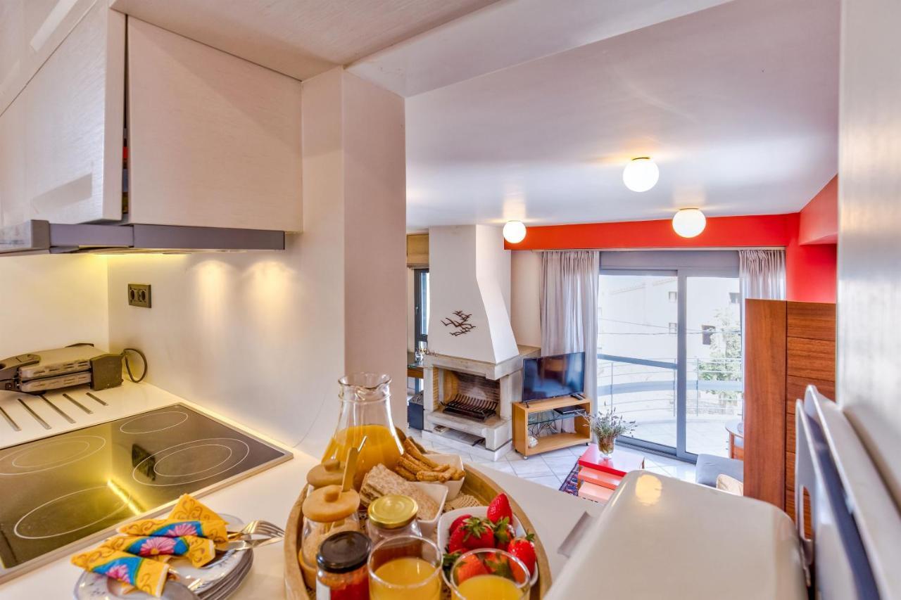 Monemvasia Modern Flat With Panoramic Sea View Bagian luar foto