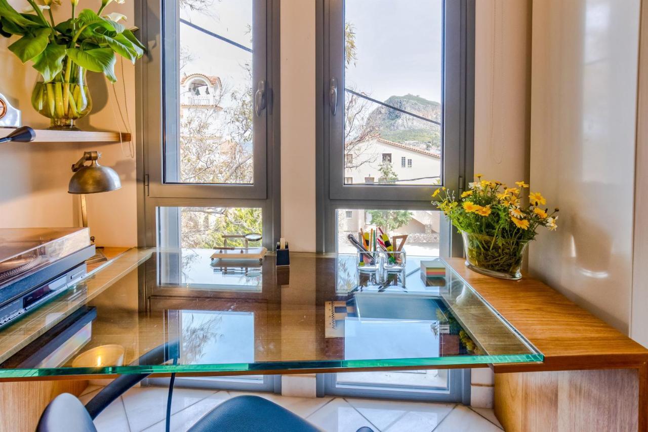 Monemvasia Modern Flat With Panoramic Sea View Bagian luar foto